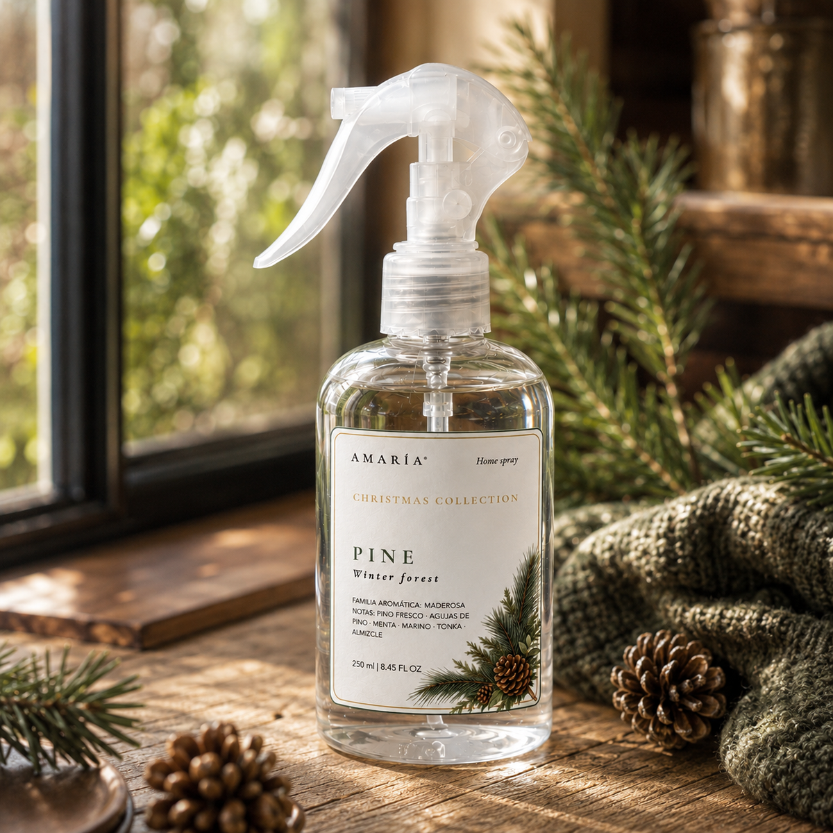 Pine — Winter forest